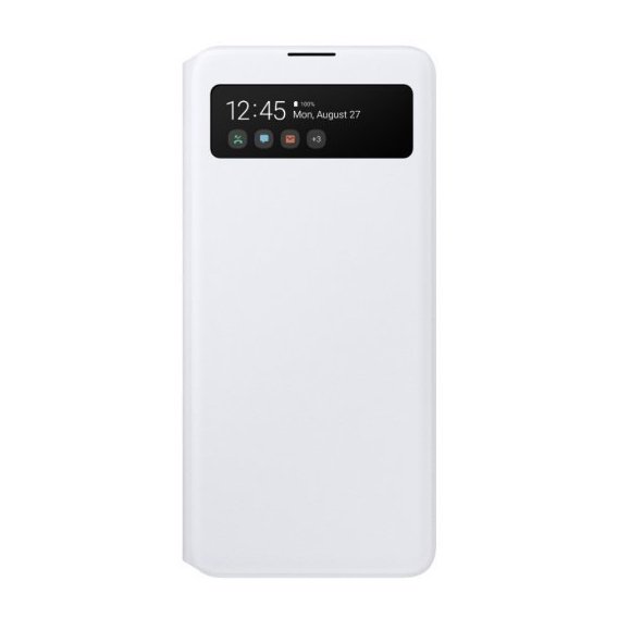 Аксессуар для смартфона Samsung Wallet Cover View S White (EF-EG770PWEGRU) for Samsung G770 Galaxy S10 Lite