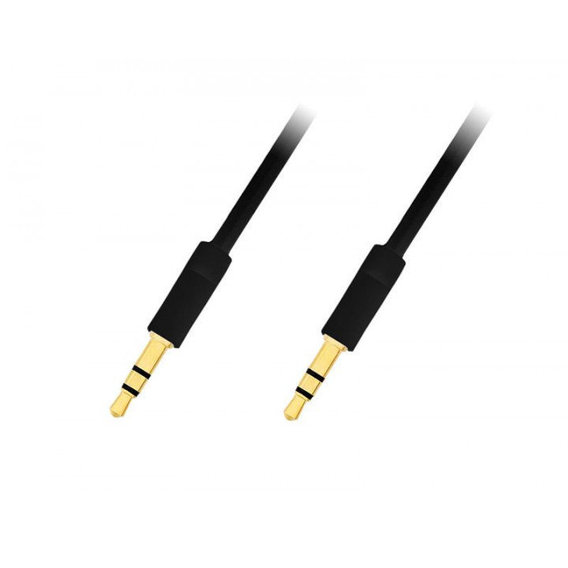 Кабель Piko Audio Cable AUX 3.5mm Jack 1m Black (1283126442315)