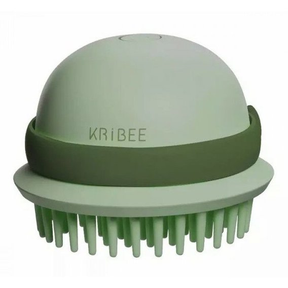 Расческа массажная антистатическая Xiaomi Kribee Electric Massage Comb (EP1164-3C) Green