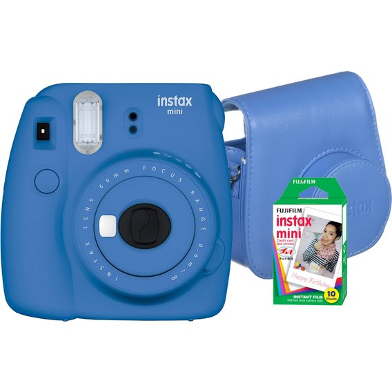 Fujifilm Instax Mini 9 Blue + Case + Colorfilm 1 pack
