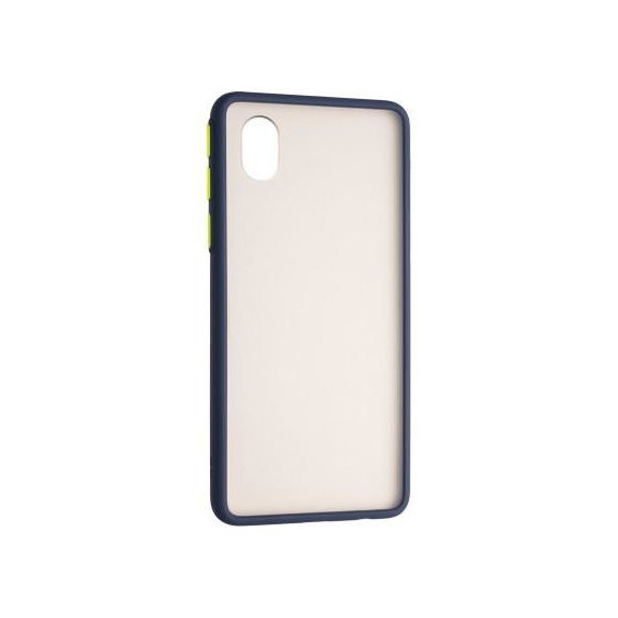 Аксессуар для смартфона Gelius Mat Case New with Bumper Blue for Tecno Spark 6 Go