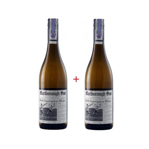 Набор вина Sauvignon Blanc Marlborough Sun (0.75 л)+ Sauvignon Blanc Marlborough Sun, Saint Clair (0,75 л) (BW32720)+ футболка размер M