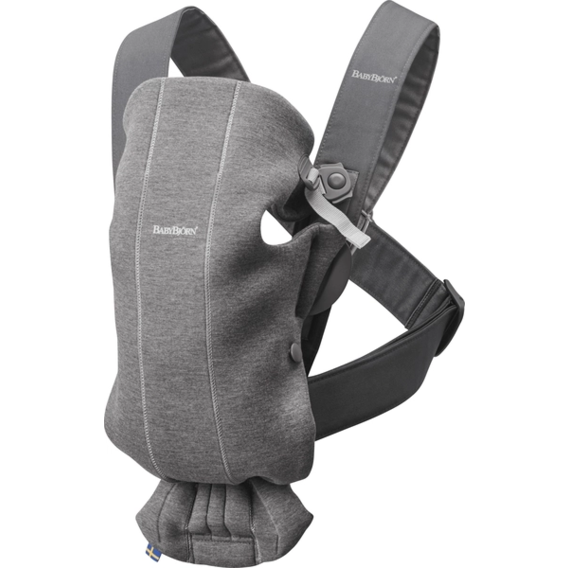 Рюкзак-кенгуру BabyBjorn Carrier Mini (Dark grey 3D, Jersey)