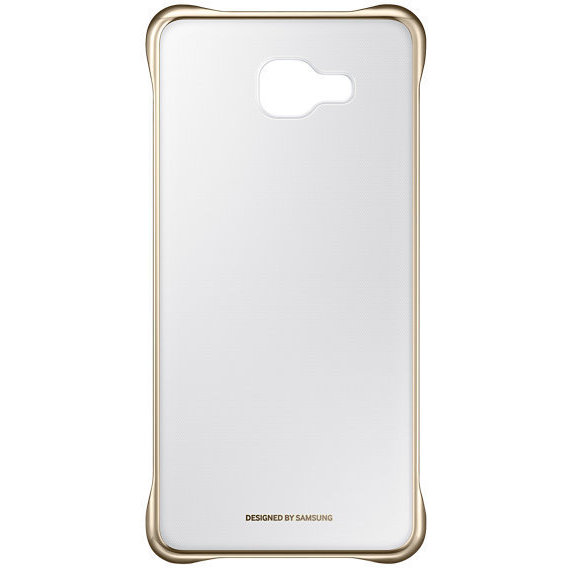 Аксессуар для смартфона Samsung Clear Cover Gold (EF-QA710CFEGRU) for Samsung A710 Galaxy A7 2016