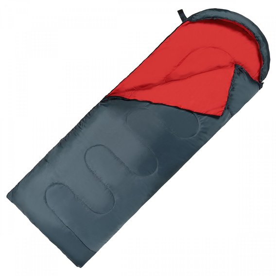 Спальный мешок SportVida R Navy Green/Red (SV-CC0063)