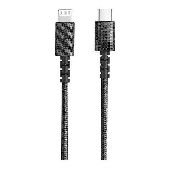 Кабель ANKER Cable USB-C to Lightning Powerline Select+ 0.9м Black (A8617G11)