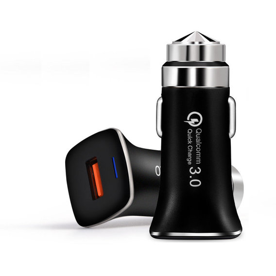 Зарядное устройство XOKO USB Car Charger Quick Charger 3.0 1xUSB 3.1A Black (CQC-100-BK)