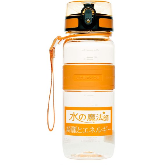 Бутылка для воды UZspace Magic Ion 650мл, Оранжевый (5029)