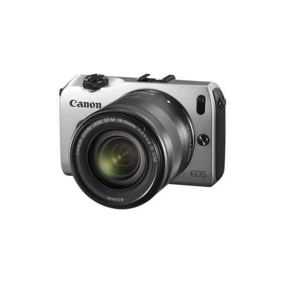 Canon EOS M kit 18-55 IS STM Silver + Speedlite 90EX Официальная гарантия