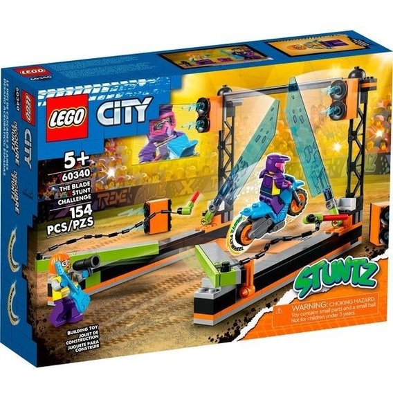 Конструктор LEGO City Stuntz Каскадерская задача «Клинок» (60340)