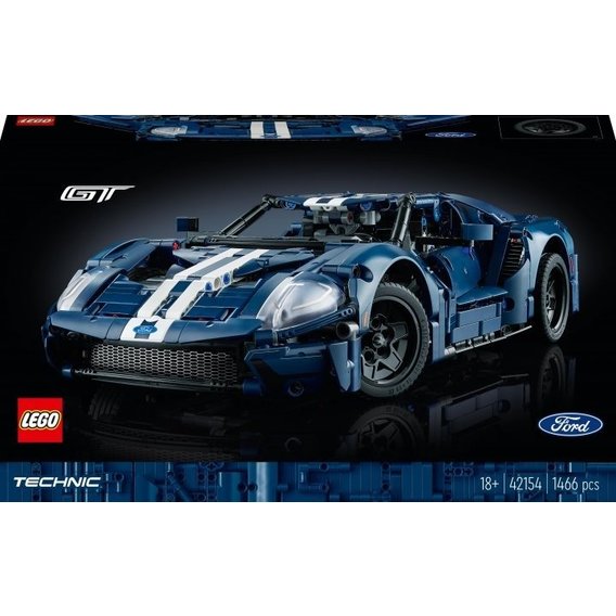 Конструктор LEGO Technic Ford GT 2022 1466 детали (42154)