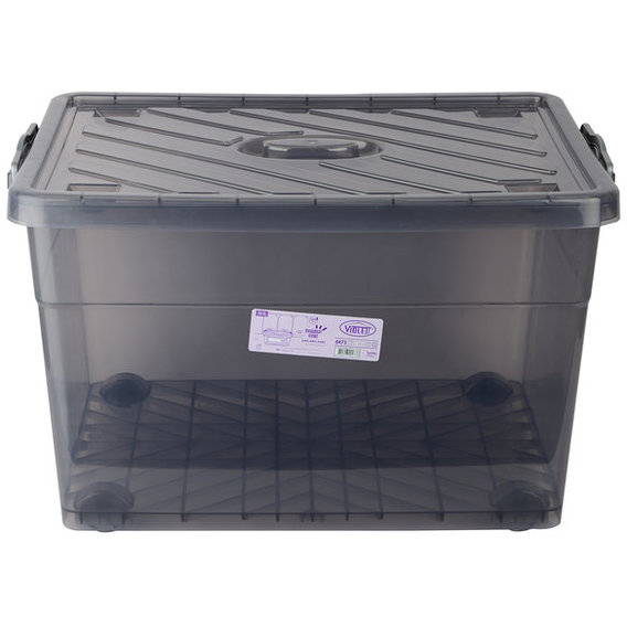 Емкость для хранения Violet House Family Box black прямоугольная 55 л (0473 FAMILY BOX black прям. 55 л)