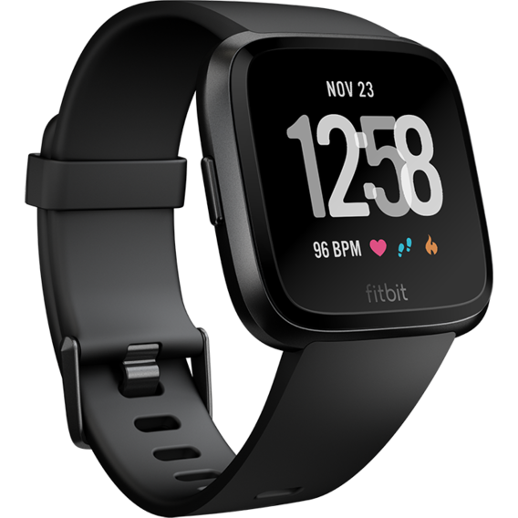 Смарт-часы Fitbit Versa, Black/Black Aluminum (FB505GMBK)