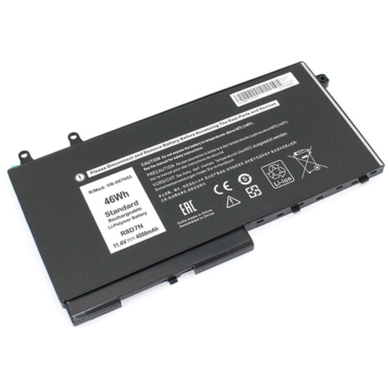 Батарея для ноутбука Dell R8D7N Latitude 5400 E5400 5410 E5410 11.4V Black 4000mAh OEM