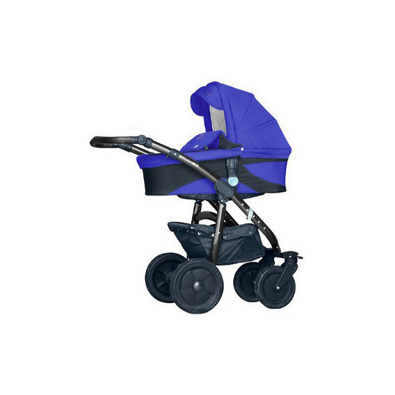 Универсальная коляска (2-в-1) Kinder Rich Fox (Blue) синий