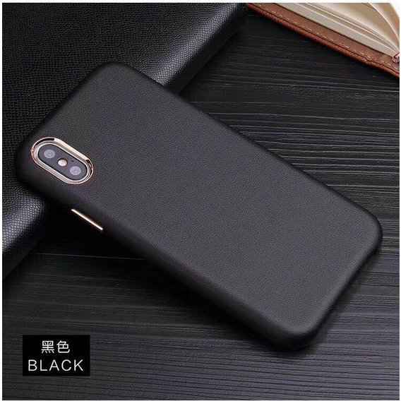 Аксессуар для iPhone Fashion Soft Leather Case Black for iPhone X/iPhone Xs