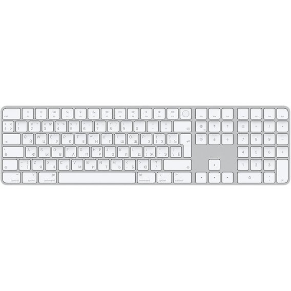 Аксессуар для Mac Apple Magic Keyboard with Touch ID and Numeric Keypad with White Keys (MK2C3) 2021