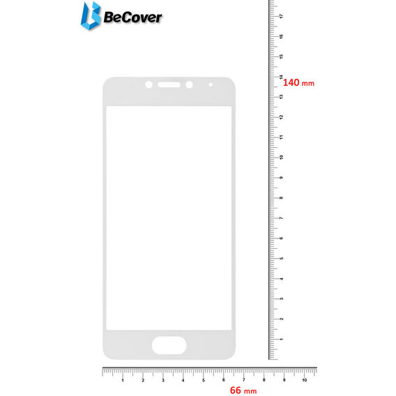 Аксессуар для смартфона BeCover Tempered Glass White for Meizu M5C