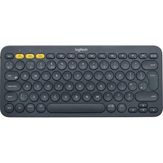 Клавиатура Logitech Bluetooth Multi-Device Keyboard K380 Dark Grey (920-007584)