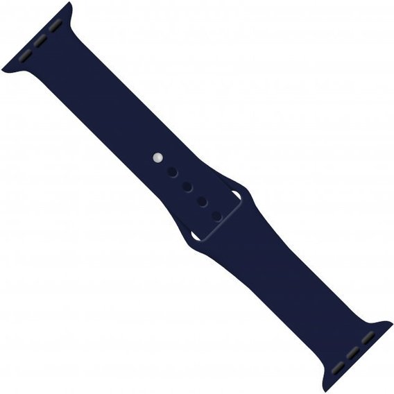 Аксессуар для Watch Intaleo Silicone Strap Dark blue for Apple Watch 42/44mm
