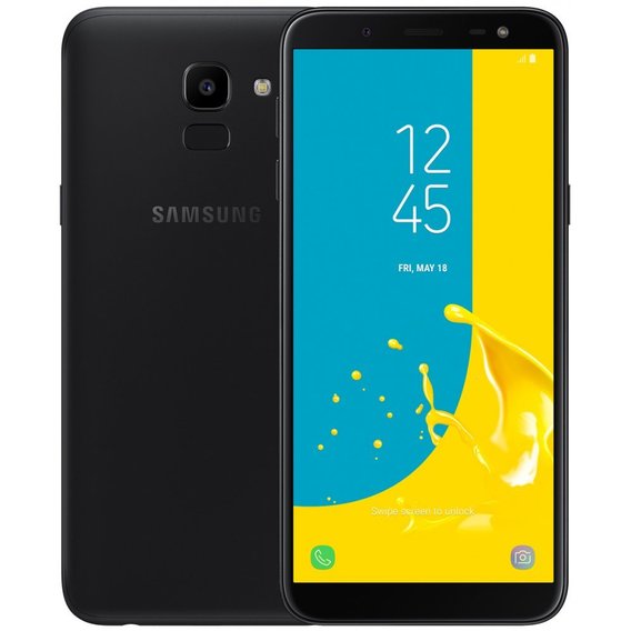 Смартфон Samsung Galaxy J6 2/32Gb Duos Black SM-J600F