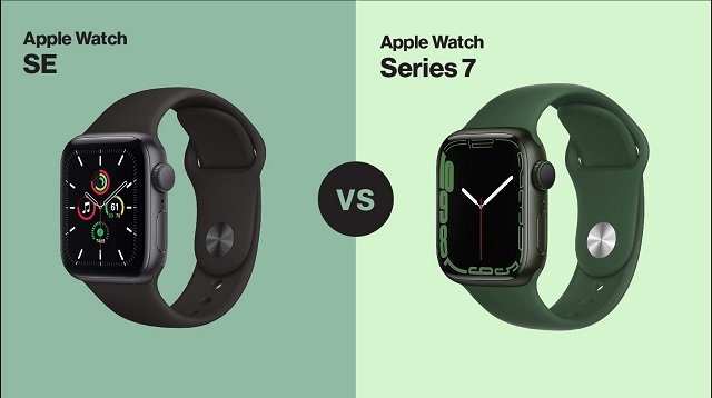 Apple Watch SE vs Apple Watch 7