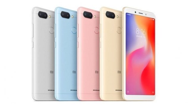 Xiaomi Redmi 6 цвета